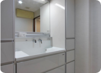 リフォーム後の洗面台